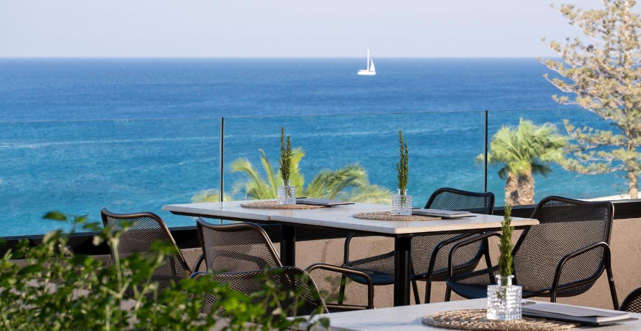 Helea Lifestyle Beach Resort Kallithéa 外观 照片 View from the restaurant