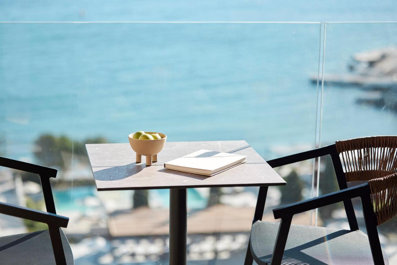 Helea Lifestyle Beach Resort Kallithéa 外观 照片 View from the balcony of a suite