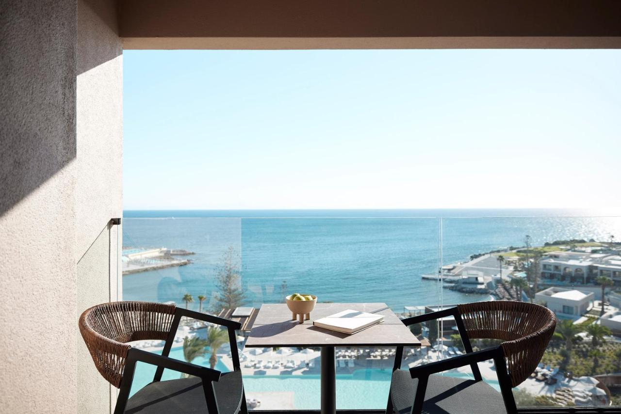 Helea Lifestyle Beach Resort Kallithéa 外观 照片 View from the balcony of a suite