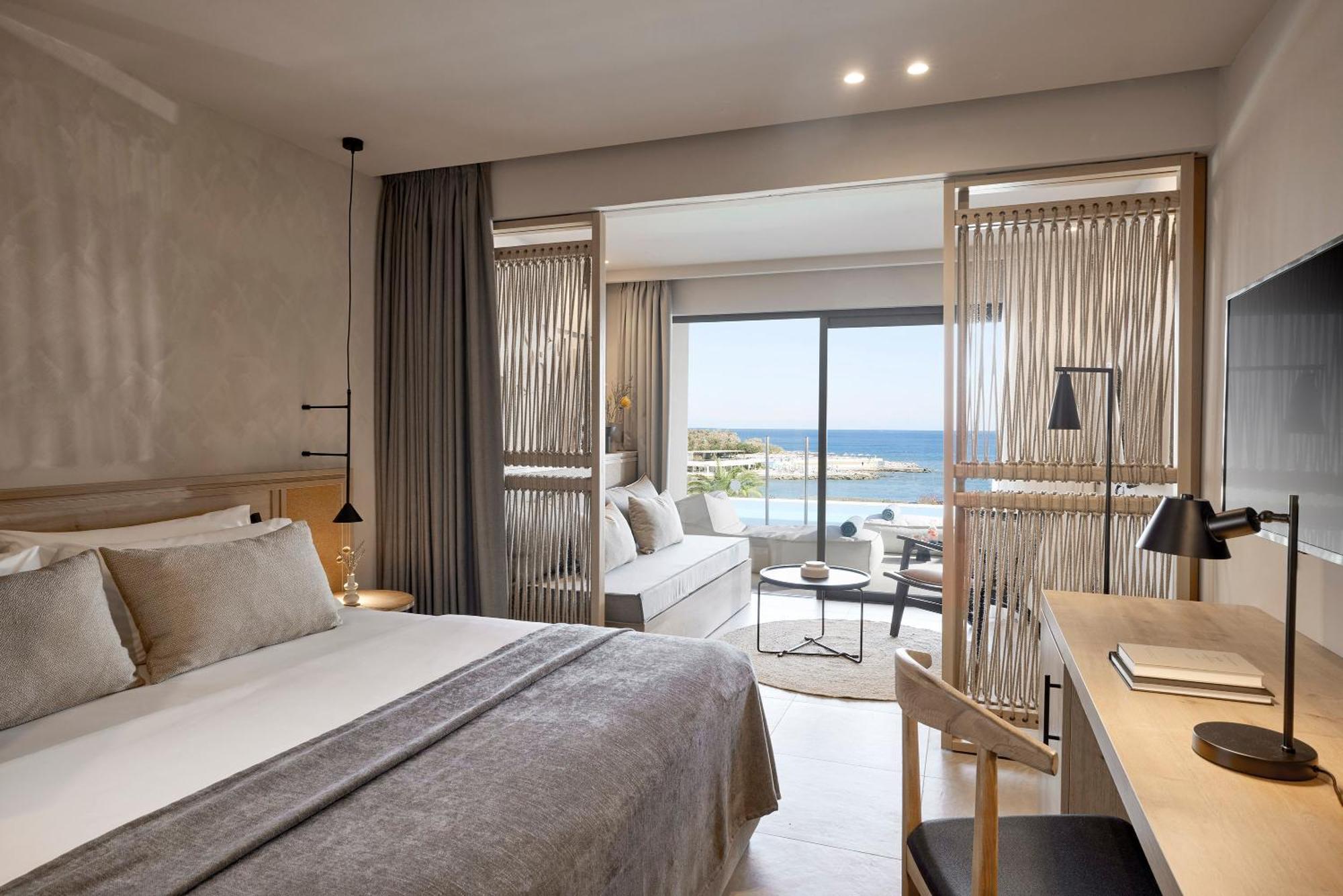 Helea Lifestyle Beach Resort Kallithéa 外观 照片 Deluxe Seafront Room