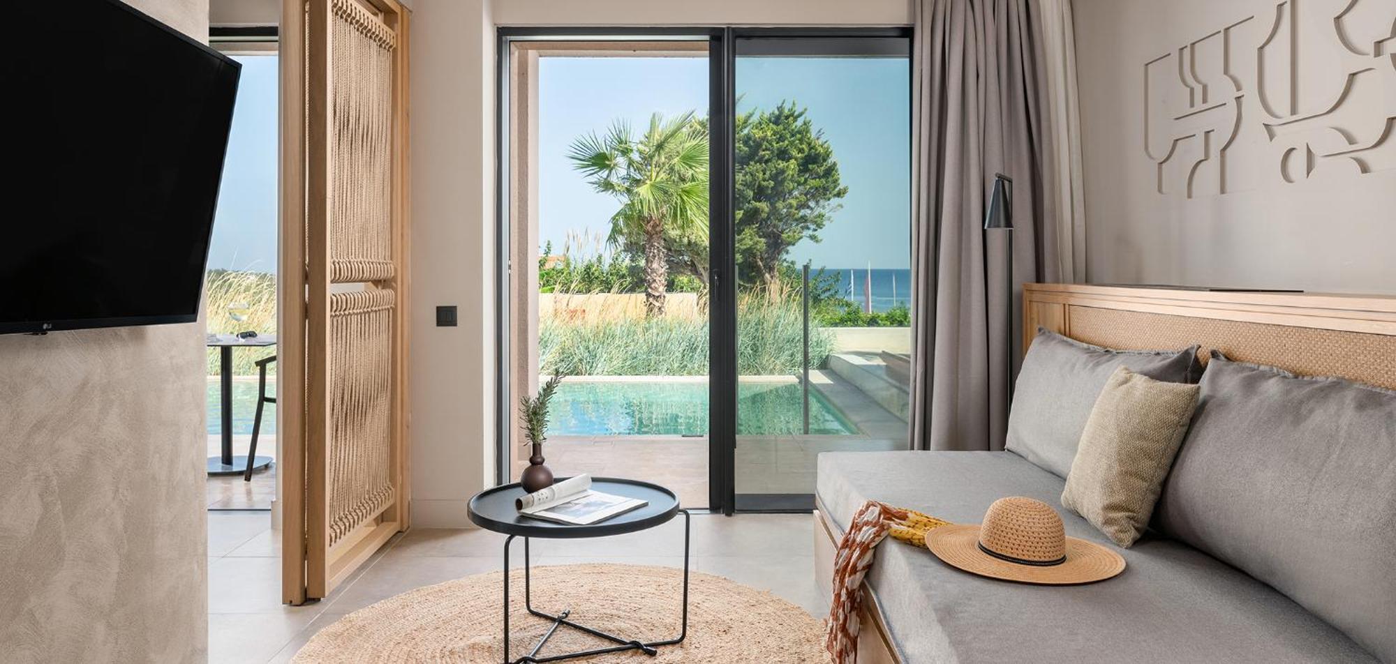 Helea Lifestyle Beach Resort Kallithéa 外观 照片 A room at the hotel